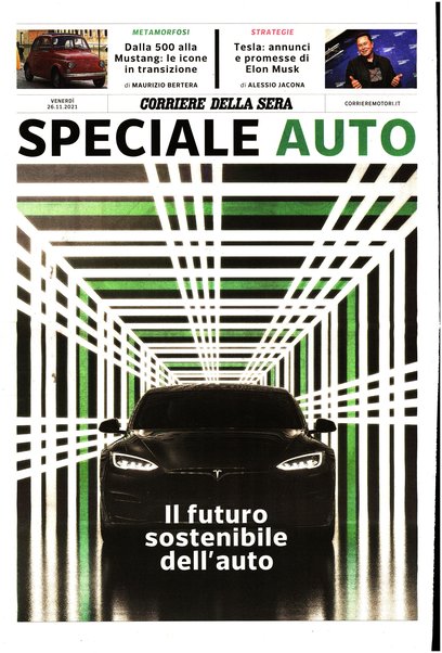 Corriere motori : supplemento settimanale di auto, moto e nautica del Corriere della sera